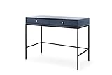 Abakus Direct Mono Aufbewahrungsschrank mit Regal, TV-Ständer, Schrank, Couchtisch, Beistelltisch (Schminktisch 104 cm) Marineblau