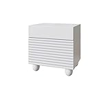 AINSTE Nachttisch Einfache Nachttisch-Schlafzimmer Schlafzimmer Nachttisch Licht Luxus Bettwäsche Aufbewahrung Kleiner Schrank Square Schublade Nachttisch Nachtschrank (Color : A)