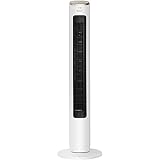 UTMACH Standventilator Turmventilator mit 3 Betriebsmodi, 80°-Oszillierventilator, leiser Bodenventilator ohne Flügel mit Fernbedienung, Gleichstrommotor-Kühlventilator Stehender Ventilator