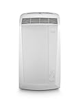 De'Longhi Pinguino PAC N82, Mobile Klimaanlage für Räume bis zu 80 m³, 9.400 BTU/h, 2,4 kW, 63 dB, Entfeuchtungsfunktion, Energieeffizienzklasse A, 12h-Timer, Weiß