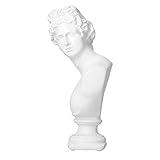 Charakterstatue, Harzmaterial Handpolierte Schreibtischunterlage Gummiauflage Design für Bücherregal, Schreibtisch, Tischplatte, Trennrahmen, Fenster und Veranda(BS-975 Klarmann David)