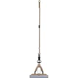 NAMULA Freihändiges Lazy-Mopp-Set, Haushaltsmopp, zusammenklappbar, Baumwolle, saugfähig, Flacher Bodenwischer, Schwammmopp, freies Händewaschen, Lazy Mop-Bodenreinigungssystem (Size : 28cm)