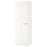 Ikea SMÅSTAD Kleiderschrank, 60x42x181 cm, weiß / mit 2 Kleiderstangen