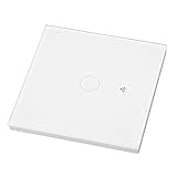 WiFi Smart Lichtschalter, AC80-260V WiFi Lichtschalter Panel Wasserdicht Touch-Bedienung Timing für Schlafzimmer
