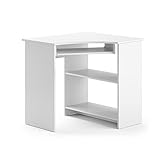 Vicco Eckschreibtisch Schreibtisch Computertisch Odin (White)