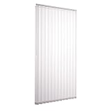 Ventanara® Lamellenvorhang weiß Vertikaljalousie 89mm inklusive Montagematerial 100 x 250 cm