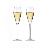 HASMI Champagner gläser Home Champagnergläser Paar Weingläser aus Kristallglas Mundgeblasene Champagnerflöte Ideal for die Hausbar, besondere Anlässe Sektgläser (Color : A)