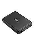 Anker 521 Magnetic Battery (PowerCore Magnetic 5K) Wireless Kabellose Powerbank mit 5,000mAh und USB-C Ladekabel, Kompatibel mit iPhone 13 Serie/iPhone 12 Serie