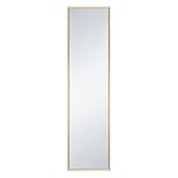 Inspire - Rechteckiger Spiegel Milo mit Holzrahmen - B.30 x H.120 cm - Helles Holz - Beige - Ganzkörperspiegel - Garderobenspiegel