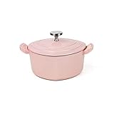 Herzförmiger Emaille-Topf aus Gusseisen, Kochtopf, Suppentopf, Emaille-Antihaft-Pfanne, kleiner Auflauf