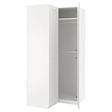 Ikea PAX Eckschrank 111/111x236 cm weiß/Grimo weiß