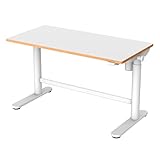 Spacetronik ELEKTRISCH Kinderschreibtisch XD Höhenverstellbar 55-89cm, Schülerschreibtisch, Schreibtisch, Jugendschreibtisch SPE-X112 (White)