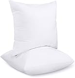 Utopia Bedding 2er Set Kissenfüllung 40 x 40 cm, Innenkissen Füllkissen Kopfkissen Sofakissen (Weiß)