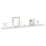 homiuse Wandregal Weiß 4 STK. Bücherregal Regal Wand BüCherregal Wand Regal Holz Wandregal KüChe KüChenregal Wand Regale FüR WäNde Wandregal Kinderzimmer Wandboard Wall Shelf Bookshelf 100x9x3 cm