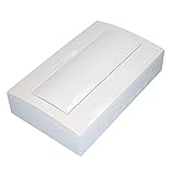 Jeanoko Verteilerschutzbox, PC-Abdeckung, 18-Wege-Unterbrecherbox, alterungsbeständig, mit DIN-Schiene für elektrische Geräte