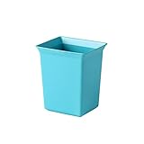 SUNESA Mülleimer Desktop-Mülleimer Can Coverless Mini-Plastik-Mülltonnen-Square-Papierkorb for Hotel Avororangebot Abfalleimer (Color : C)