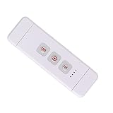 Changor USB-Clip-On-Buchleuchte, Buchleuchte, 3 Helligkeitsstufen, einstellbare Winkel, Mehrzweck-Mini-4-Modi für Auto und Bett(Weiß)