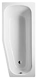Bette Bambino Raumsparwanne 157x70x42cm, 2570, links; Farbe: Weiß mit BetteGlasur Plus