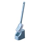 Toilettenbürste Haushalts Toiletten Toilettenbürste Zähigkeit Borsten Sie Toilettenbürste Set mit Basiswaschanwaschpinsel Langer Griff Reinigungsbürste Klobürstenhalter