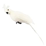 Clicitina Bunte gefälschte künstliche Vögel Modell Outdoor Hausgarten Rasen Dekor Statue Groß Wohnzimmer (A, One Size)