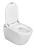 WENKO Smart Toilet - Komplett-Set mit vielen Funktionen 37 x 37 x 59,3 cm Weiß