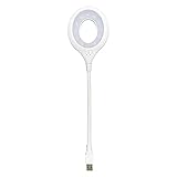 CLoxks Schreibtischleuchte LED Tischlampe tragbare Nachtlichtlampe frei faltbare Schreibtischlampe Lampe super heller Ringlicht Nicht-Strobe-Augenschutz Nachtlicht
