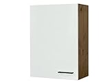 Flex Well Hochhängeschrank Küche - 60 cm breit - Magnolia Matt Lancelot Oak – Vintea