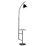 LUCBEI bogenlampe Modernes minimalistisches Sofa kreativ LED Couchtisch Stehleuchte Wohnzimmer Schlafzimmer Mädchen Dekoration Stehleuchte standleuchte retro ( Color : Schwarz )