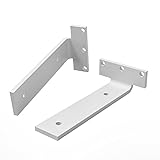 MENGLI Unsichtbares, Verdicktes Dreieckiges Halterungsregal An Der Wand (Color : White)