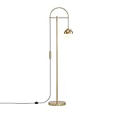 SIRHC Stehleuchte Moderne Stehleuchte Mit Glas Lampenschirm & Fußschalter Industrielle Bodenlampen Für Wohnzimmer Und Schlafzimmer Deckenfluter (Color : 7W white light)