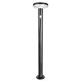 Kiom Solar Wegeleuchte Piran 80 cm schwarz 600 lm Bewegungsmelder + Dauerlicht 11023