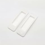 4 Stück Glasfenster Schiebetür Stark und nahtlos klebend Hilfsgriff Haushalt Kühlschrank (Farbe: Weiß)