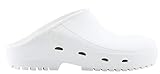 REPOSA Unisex Easy Holzschuh, Weiß, 42 EU