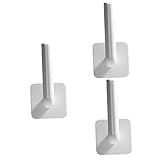 Cabilock 3 Stück Topfdeckel-Aufbewahrungshalterung Kunststoffständer Metall-Organizer Regal Wandmontage Badezimmer-Handtuchhalter Papierhandtuchhalter Schrankdeckel-Organizer