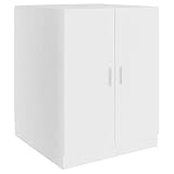 vidaXL Waschmaschinenschrank Badschrank Badmöbel Badezimmerschrank Schrank Badezimmermöbel Trocknerschrank Weiß 71x71,5x91,5cm