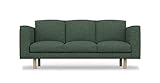 COMFORTLY Ersatzbezug für 3-Sitzer, handgefertigt, kompatibel mit Norsborg Couch, nur Bezüge (strapazierfähig, grün)
