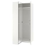 Ikea PAX Eckschrank 111/88x236 cm weiß / Fardal Vikedal