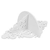 Aflytep Filigraner Wandregal Shabby Chic Wandregal Wandboard Country Weiß