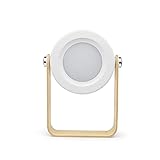 FIONEL Schreibtischlampe LED Faltbare Tischlampe Laterne Licht USB Wiederaufladbarer Touch-Sensor-Dimmer-Switch-Schreibtischlampe for das Bettlesen Nachttischlampe (Color : Wit, Size : Warm White)