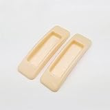 4 Stück Glasfenster Schiebetür Stark und nahtlos klebend Hilfsgriff Haushalt Kühlschrank (Farbe: Beige)