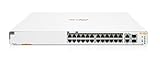 HPE Aruba Instant On 1960 24G PoE 20p der Kl.4 4p der Kl.6 2XGT 2SFP+ Switch (240W PoE Kl.6 / 370W PoE Kl.4 JL807A)