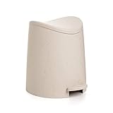 TATAY Mülleimer Bad mit ECOHOME-Standardpedal, 3L Fassungsvermögen, aus Polypropylen, BPA-frei, 100 % recyceltes Material. Maße: 19 x 21,8 x 22,1 cm