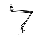 Beamer Halterung C-Clamping Desk Bedeside Projektorständer Metallhalter Multi-Winkel verstellbar klappbar Universal Bedside Desktop Projektionsdecke Universal Halterung für Video-Projektor ( Color : B