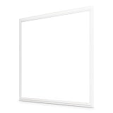 HOFTRONIC - LED-Panel Einbau 62x62cm 36 Watt 4320lm (120lm/W) Hohe Lumen Dimmbar LED Büroleuchte 4000K Neutralweiß Flimmerfrei 5 Jahre Garantie Rasterleuchten, Einlegeleuchte, Deckenleuchte