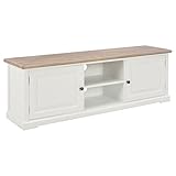 Revera TV-Schrank weiß 110 x 30 x 40 cm aus mehrschichtigem Holz