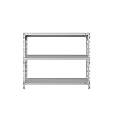 PFCDZDU Garage Lagerregale, 4-stufiges Küchenregal Utility Shelf, Kommerzielles Verstellbares Regal Für Hohe Beanspruchung Für Lager Vorratskammer Schrank (Farbe : Weiß, Größe : 120x50x100cm)