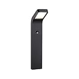 Paulmann 94747 LED Außenleuchte Pollerleuchte Kulma Bewegungsmelder seewasserresistent IP44 500mm 3000K 7,5W 500lm 230V Anthrazit Alu Warmweiß
