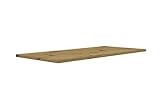 FORTE Tischsystem: Tischplatte aus Holzwerkstoff in Artisan Eiche Dekor, 180 x 3,8 x 90 cm