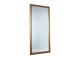 Wholesaler GmbH LC Home Wandspiegel Schlicht Gold ca. 180 x 80 cm Landhaus-Stil mit Facettenschliff XL Flurspiegel