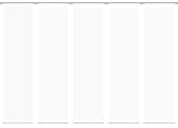 wohnfuehlidee 5er-Set Flächenvorhänge Deko Blickdicht Roma 5X Uni Weiss